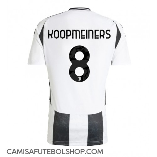 Camisa de time de futebol Juventus Teun Koopmeiners #8 Replicas 1º Equipamento 2024-25 Manga Curta